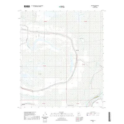 2020 Map of Big Bend, 2020 Print