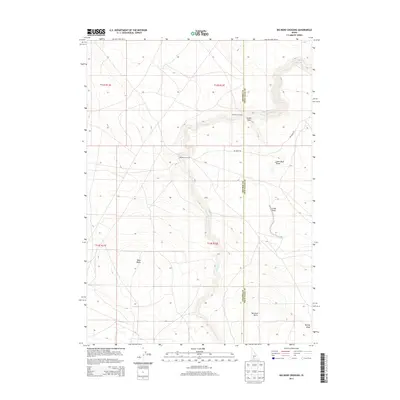 2013 Map of Big Bend Crossing, 2013 Print