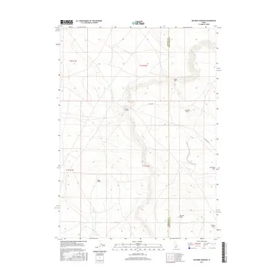 2017 Map of Big Bend Crossing, 2017 Print