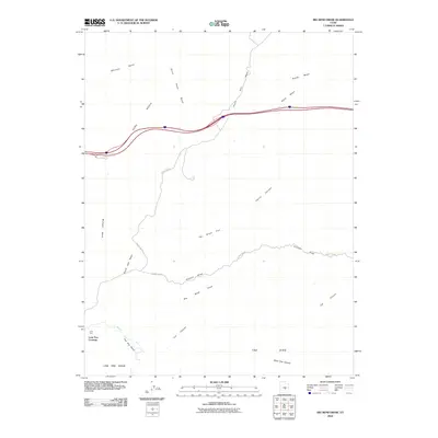 2010 Map of Big Bend Draw, 2010 Print