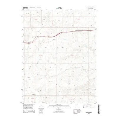 2014 Map of Big Bend Draw, 2014 Print