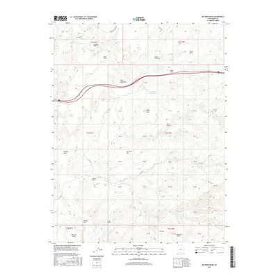 2017 Map of Big Bend Draw, 2017 Print