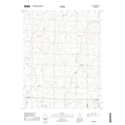 2017 Map of Big Bend, 2017 Print