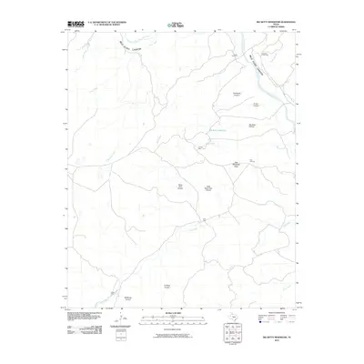 2010 Map of Big Betty Reservoir, 2010 Print