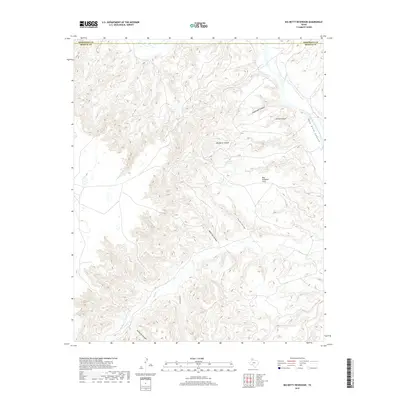 2019 Map of Big Betty Reservoir, 2019 Print