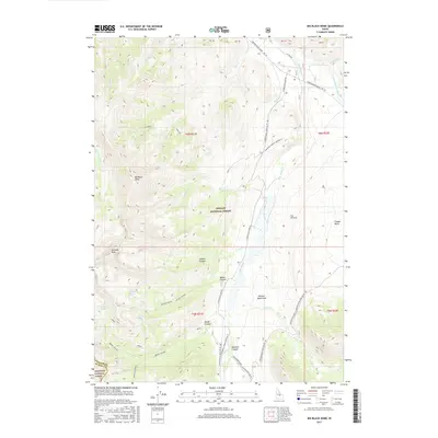 2017 Map of Big Black Dome, 2017 Print