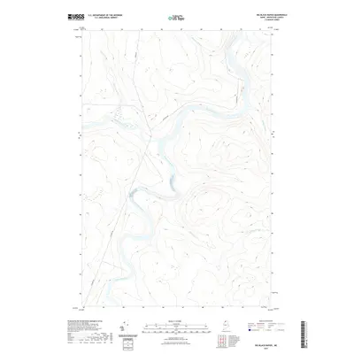 2021 Map of Big Black Rapids, 2021 Print