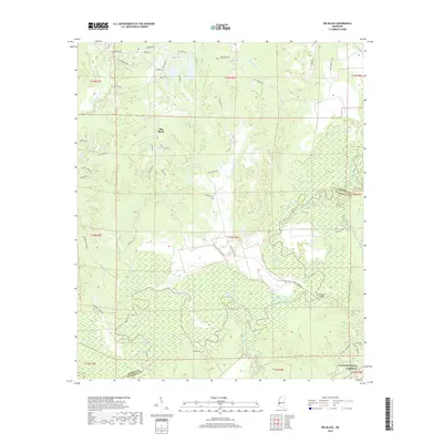 2018 Map of Big Black, 2018 Print