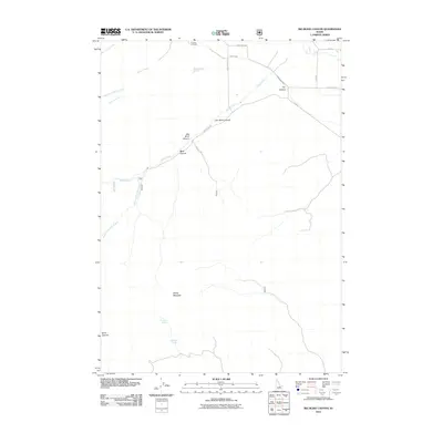 2011 Map of Big Blind Canyon, 2011 Print