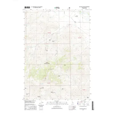 2017 Map of Big Blind Canyon, 2017 Print
