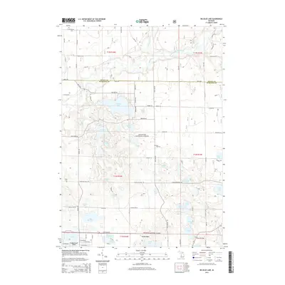 2014 Map of Big Blue Lake, 2014 Print