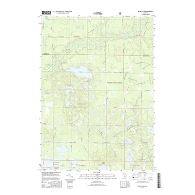 2017 Map of Big Blue Lake, 2017 Print