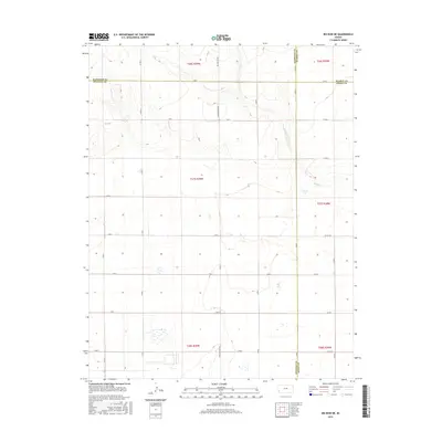 2015 Map of Big Bow NE, 2015 Print