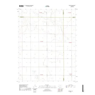 2018 Map of Big Bow NE, 2018 Print