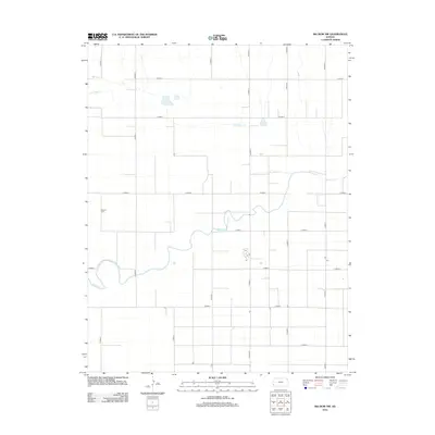 2012 Map of Big Bow NW, 2012 Print