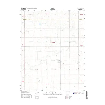 2015 Map of Big Bow NW, 2015 Print