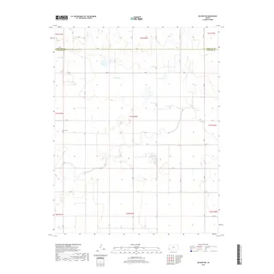 2018 Map of Big Bow NW, 2018 Print