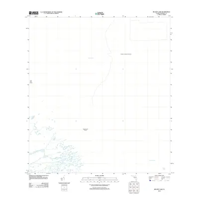 2012 Map of Big Boy Lake, 2012 Print