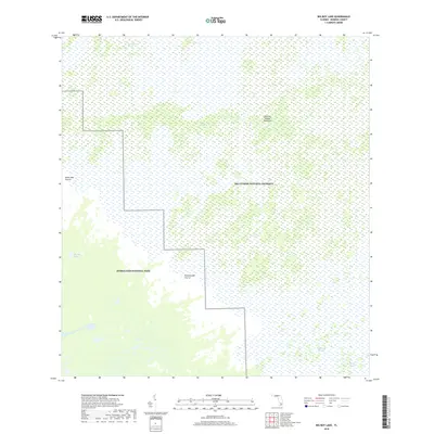 2018 Map of Big Boy Lake, 2018 Print