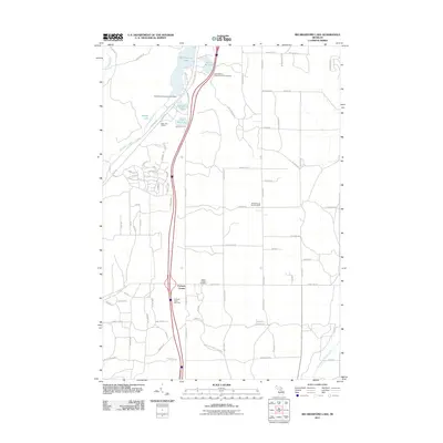 2011 Map of Big Bradford Lake, 2011 Print