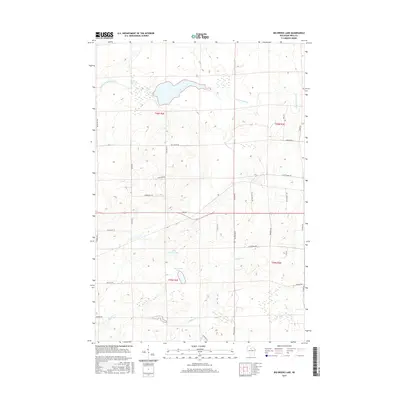 2015 Map of Big Briens Lake, 2015 Print