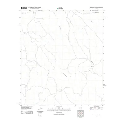 2010 Map of Big Brindle Canyon, 2010 Print