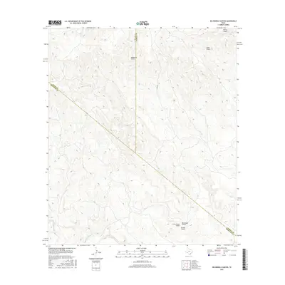 2016 Map of Big Brindle Canyon, 2016 Print