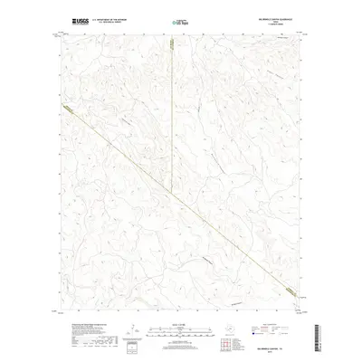 2019 Map of Big Brindle Canyon, 2019 Print