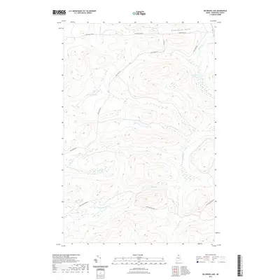 2021 Map of Big Brook Lake, 2021 Print
