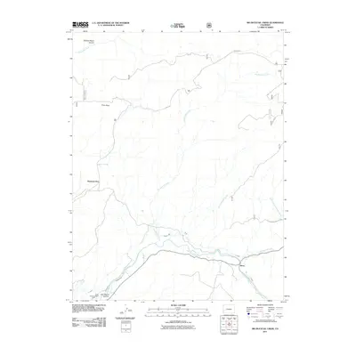 2011 Map of Big Bucktail Creek, 2011 Print