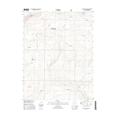 2016 Map of Big Bucktail Creek, 2016 Print