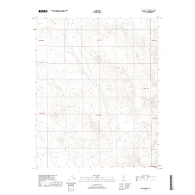 2018 Map of Big Bud Tank, 2018 Print