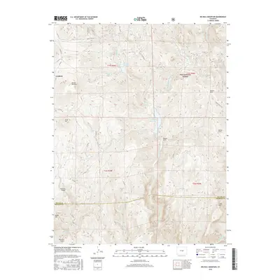 2016 Map of Big Bull Mountain, 2016 Print