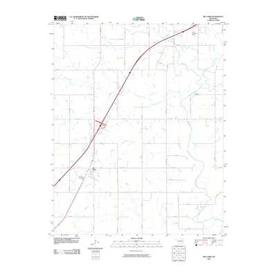 2010 Map of Big Cabin, 2010 Print