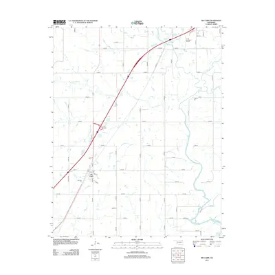 2012 Map of Big Cabin, 2012 Print