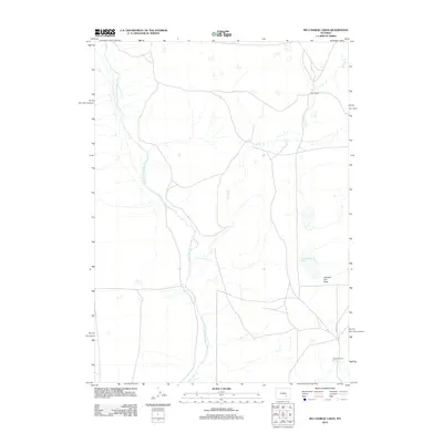 2012 Map of Big Charlie Lakes, 2012 Print