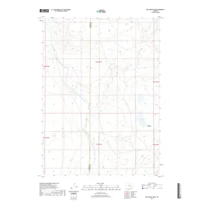 2017 Map of Big Charlie Lakes, 2017 Print