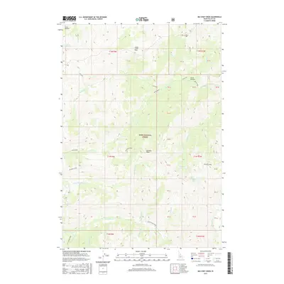 2017 Map of Big Chief Creek, 2017 Print