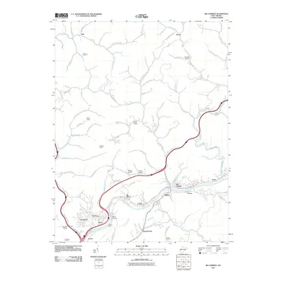 2011 Map of Big Chimney, 2011 Print