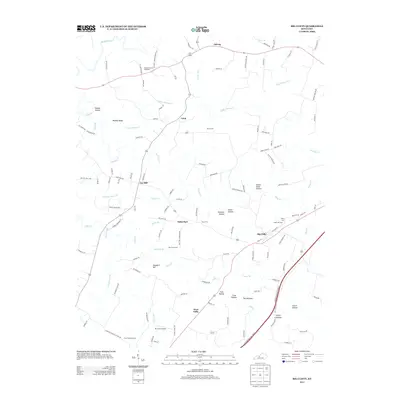 2013 Map of Big Clifty, 2013 Print