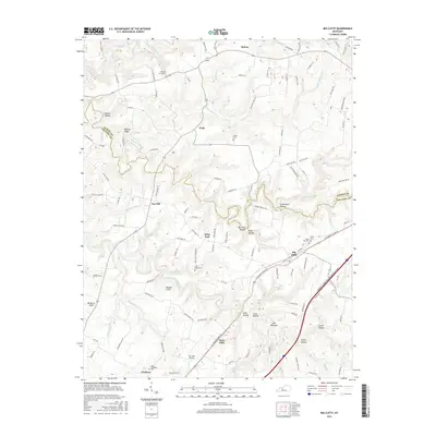 2016 Map of Big Clifty, 2016 Print
