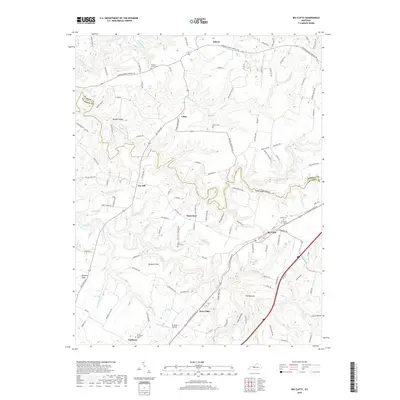 2019 Map of Big Clifty, 2019 Print