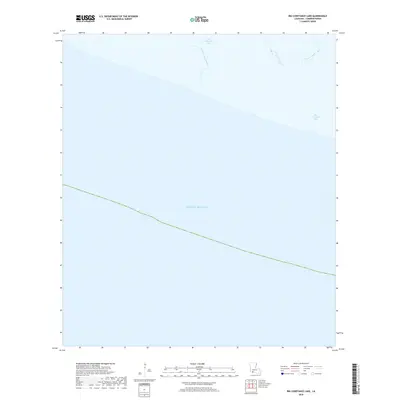 2018 Map of Big Constance Lake, 2018 Print