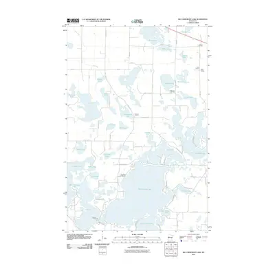2010 Map of Big Cormorant Lake, 2010 Print