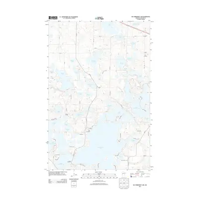2013 Map of Big Cormorant Lake, 2013 Print
