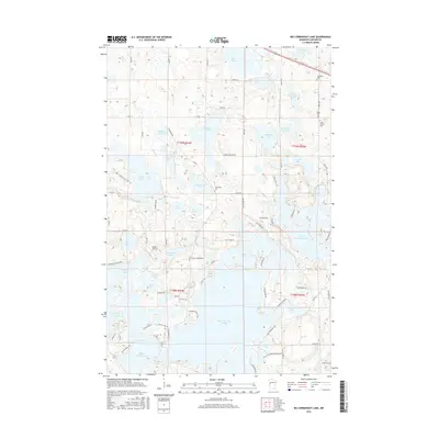 2016 Map of Big Cormorant Lake, 2016 Print