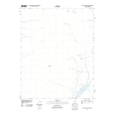 2010 Map of Big Costilla Peak, 2010 Print
