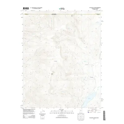 2013 Map of Big Costilla Peak, 2013 Print