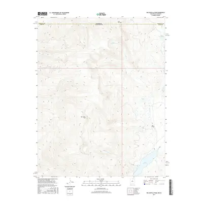 2017 Map of Big Costilla Peak, 2017 Print