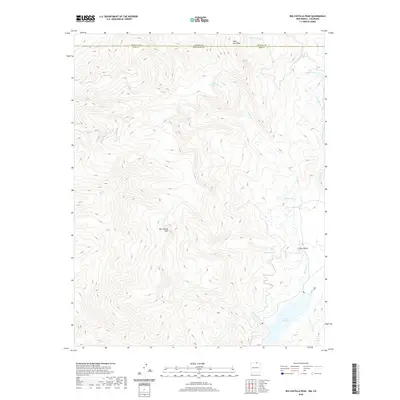 2020 Map of Big Costilla Peak, 2020 Print